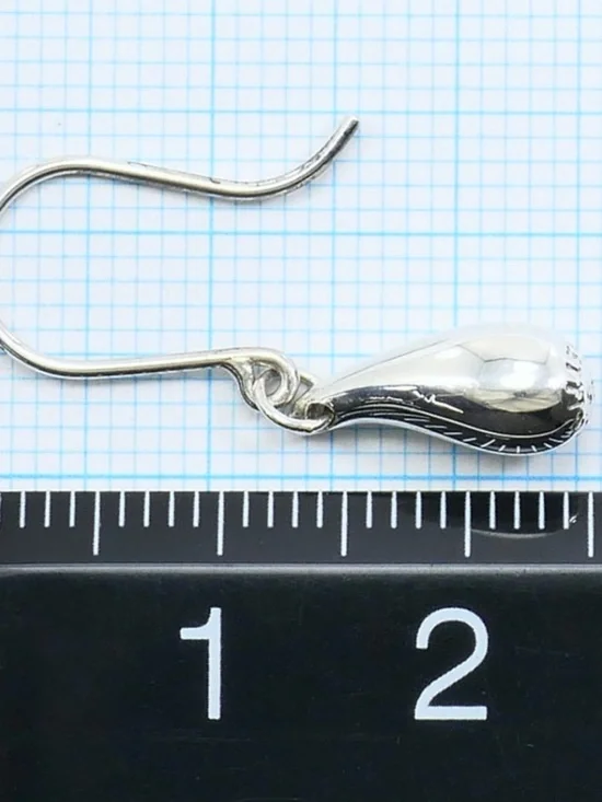 Tiffany & Co. Peretti Teardrop Earrings Sterling Silver - Picture 9 of 9